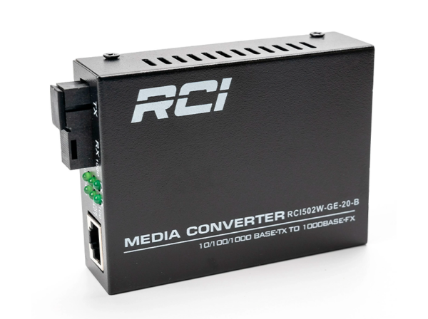 RCI RCI502W-GE-20-A 1G media converter - Image 2